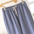 thumbnail image 3 of Aursykel Big and Tall Pant Mens Pajama Pants Soft Bottoms Lounge Sleepwear Straight Leg Long Sleepwears for Winter, 3 of 7