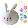 thumbnail image 2 of Lámpara Silicona Baby Night Lights Adornos Kawaii Bunnies de mesa para fiesta navideña Ndcxsfigh Para estrenar, 2 of 9