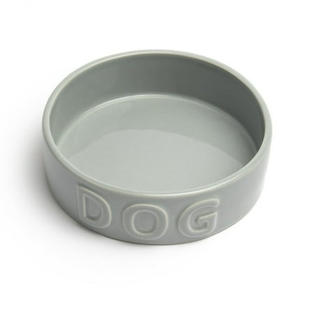 UPC: 0682327994271 | Park Life Designs 6.25  Medium Pet Bowl | Classic Dog (Grey)