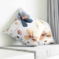 thumbnail image 3 of Blue Yellow Flowers Pillow Covers 18x18 Inch Decorative Throw Pillow Cover, Spring Summer Garden Wildflowers Sofa Pillowcases Accent Cushion Case Home Decor Bedroom Living Room, 3 of 6