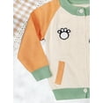 thumbnail image 3 of Baby Boys' Cartoon And Letter Pattern Contrast Color Cardigan, 3 of 3