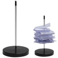 thumbnail image 2 of Stainless Steel Receipt Holder Spike, Heavy-Duty Check Spindle with Rubber Cap & Non-Slip Base, Metal Desk Ticket Stabber for Restaurant, Office, Kitchen, Ideal for Bill, Memo, 6.28x5.51 inch, 2 of 6