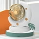 thumbnail image 1 of Mini Ventilador Con Forma De Luna Con Estrellas Portátil Recargable VIMI Color Blanco, 1 of 3