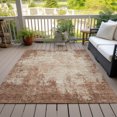 thumbnail image 6 of Addison Rugs Chantille Indoor/Outdoor Transitional Abstract Paprika Washable Rectangle Rug, 3' x 5', 6 of 6