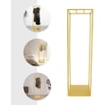thumbnail image 6 of Clothing Display Stand, Modern Freestanding Metal Drying Clothes Garment Rack with Clothing Hanging Display Organizer for Laundry Room, Bedrooms, Clothing Stores, Shops, Balconies, Offices, Studios, 6 of 8