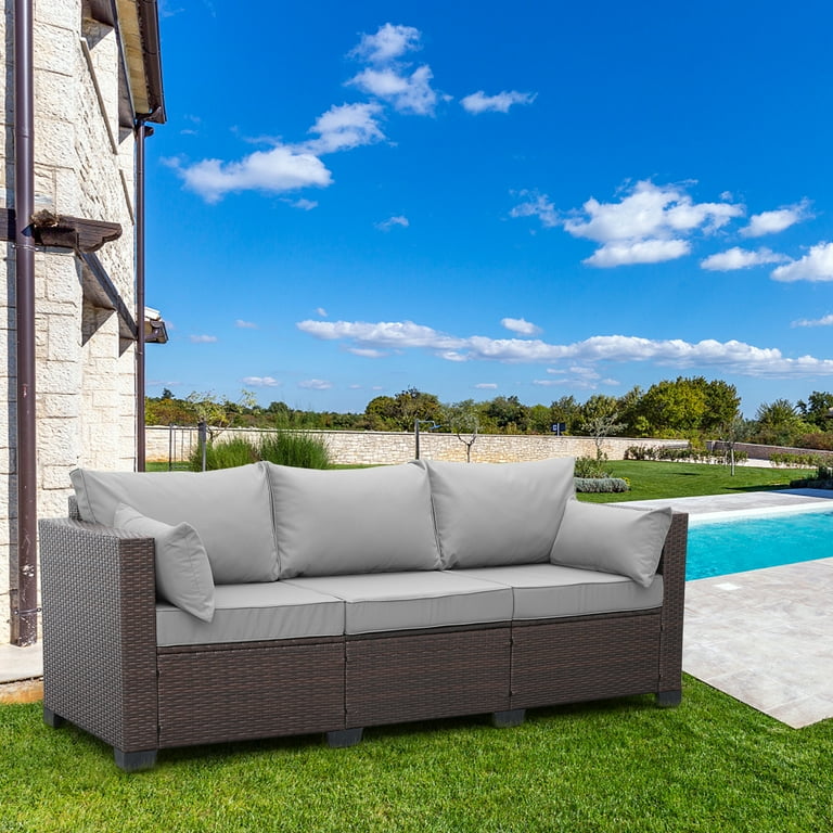 3 seater corner garden sofa set hot sale