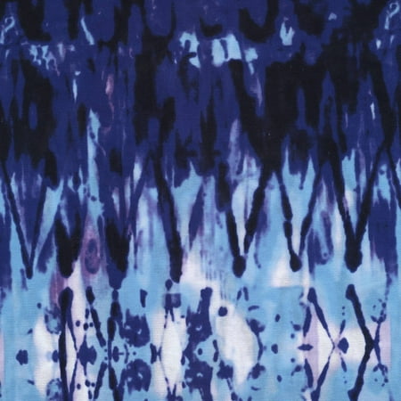 Tye Dye Fabric - SHASON TEXTILE (3 Yards cut) POLY KNIT TIE DYE PRINT, PURPLE