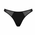 thumbnail image 1 of Tanga Vicky Form para Mujer, con Transparencias y Detalle de Brillos en Cintura Negro Talla M, 1 of 4