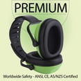 thumbnail image 3 of Amplim Hearing Protection Earmuff for Toddlers Kids Teens Young Adults - Green, 3 of 8