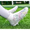 thumbnail image 5 of Kids Soccer Shoes Boys Girls Football Trainning Shoes Youth Firm Ground Athletic Turf Shoes Outdoor Professional Soccer Shoes Sneakers, 5 of 14