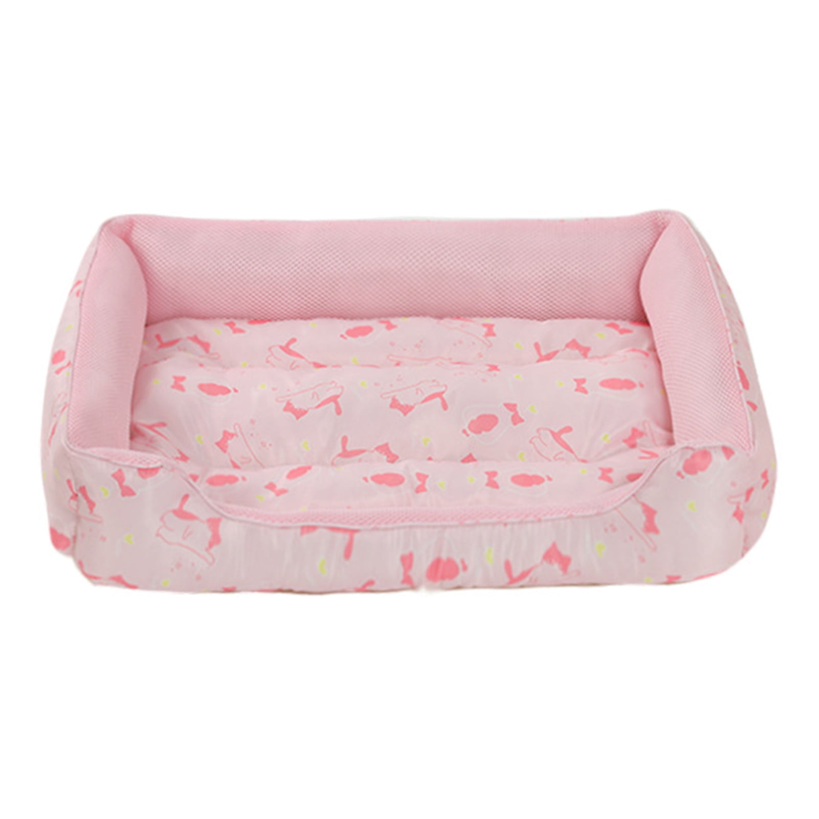 Dog Cooling Bed Summer Sleeping Cool Ice Silk Bed for Small, Medium