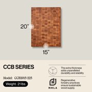 John Boos Rectangle Maple Cutting Board with Grips