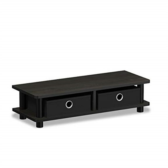 Furinno TURN-N-TUBE Monitor Stand in Espresso/Black