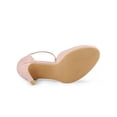 thumbnail image 3 of BLISSFUL STEP Chaussures pour Femmes Bout Rond Talon Aiguille Sandales à Bride en T Rose Poussière 8, 3 of 8