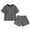Glisme385-Black, variant on Boys Two Piece Set Size 2-3 Years Toddler Kids Baby Summer Striped Short Sleeve T Shirt And Shorts Outfit Black Boy Clothing Set