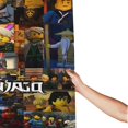 thumbnail image 2 of Cortina de ducha Ninjago, hermoso juego de cortinas de ducha con dibujos animados para niños, niñas, dormitorios universitarios, baño, accesorios de decoración de bañera a prueba de agua con 12, 2 of 8
