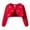 Red, variant on Posijego Little Girls Knit Bolero Cardigans Long Sleeve Open Front Cardigan with Bow Toddler Girls Button Closure Cover ups