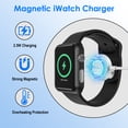thumbnail image 4 of 3-in-2 Multi charging cable compatible with iWatch Ultra/SE/Series 10/9/8/7/6/5/4/3/2/1 & iPhone 16/15/14/13/12, Galaxy S25/S24 （5FT/1.5M）Portable Travel Charging Cord, 4 of 7