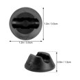 thumbnail image 2 of IDEANATEGRATE 12Ud Fundas Para Patas De Y Sillas En Negro Con Base Antideslizante Para Uso En Oficina, 2 of 8