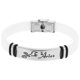 thumbnail image 2 of Couple Bracelet Aries Stainless Steel Twelve Bangle, 2 of 4