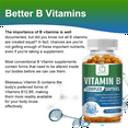 thumbnail image 5 of Super B Complex Vitamins - All B Vitamins Including B12, B1, B2, B3, B5, B6, B7, B9, Folic Acid - Vitamin B Supplement - Support Healthy Energy Metabolism - 240 Vegan Capsules, 5 of 6
