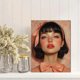 thumbnail image 2 of Qisvanset Framed Canvas Wall Art 12x16 Inch Pink Bow God Is Good Coquette Girly Bible Art, 2 of 5