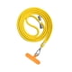 thumbnail image 1 of Cordón para teléfono universal desmontable de nailon para el cuello, sistema de sujeción de seguridad Amarillo, 1 of 6