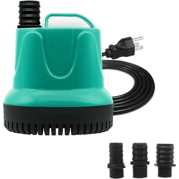 Submersible Water Pump, Ultra Silence Circulation Multifunctional Water Pump with Handle For Pond, Fish Tank Fountain (40W)