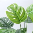 thumbnail image 4 of ZOELNIC Artificial Monstera Deliciosa Plant 21 Inch, Fake Tropical Palm Tree Faux Greenery Leaves Plants for Indoor Outdoor Home Office Garden Houseplants Decor Wedding Party DIY Decoration - 1 Pack, 4 of 6