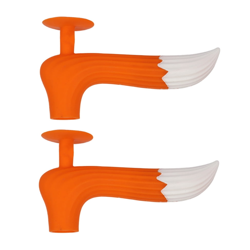 WONIU Fox Tail Safety Silicone Door Handle Covers, Door Knob Covers for Home Office Classroom