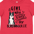 thumbnail image 4 of Inktastic A Girl Who Loves Her Border Collie Boys or Girls Toddler T-Shirt, 4 of 5