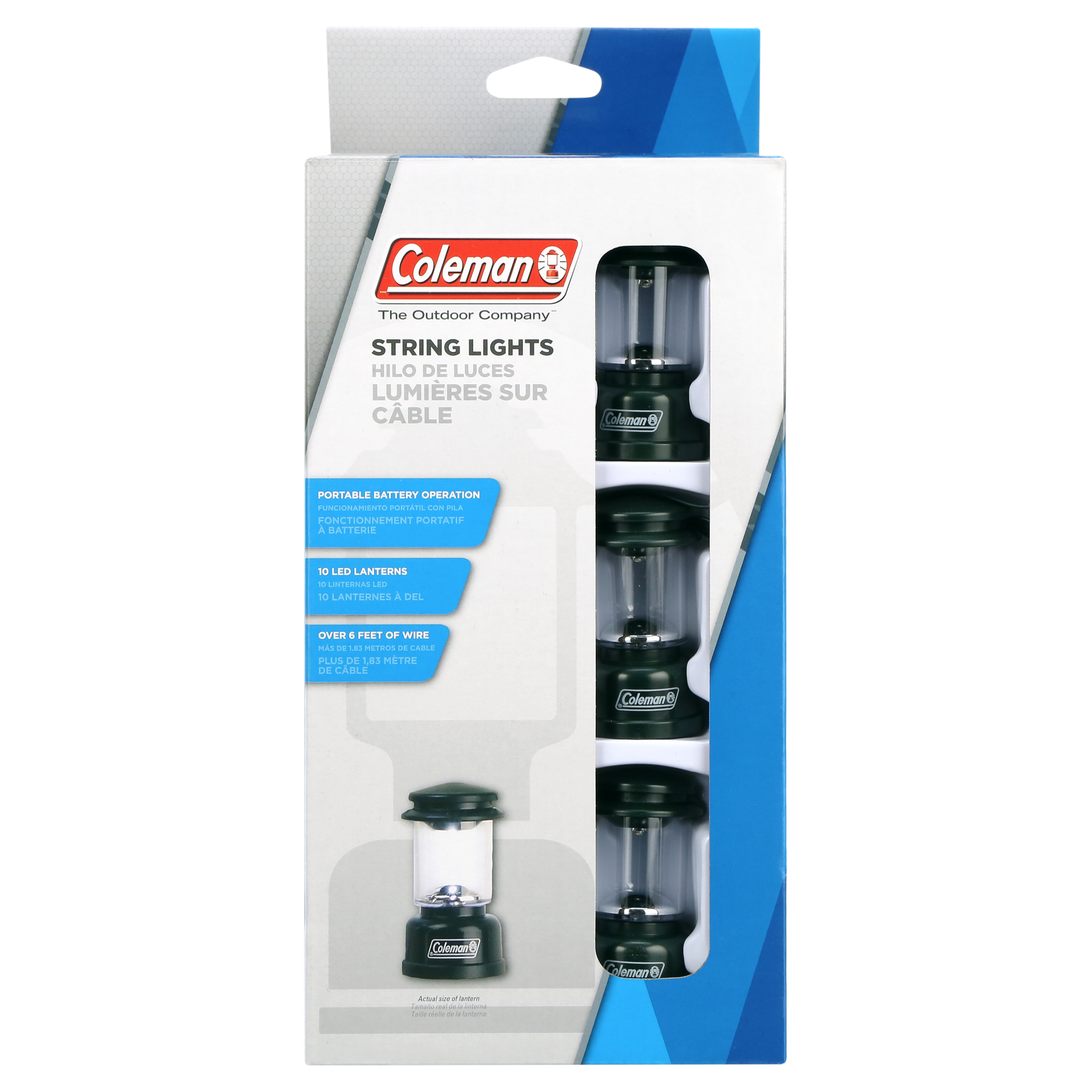 Coleman Mini-Lantern Battery Powered LED String Lights, 6' - image 3 of 7