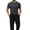 5# Dark Gray, variant on Men's Workout Athletic Shirts Gym Running T-Shirts Tennis Quick Dry Short Sleeve Shirt Active Lightweight Sports Navy M