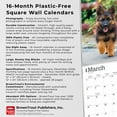 thumbnail image 6 of German Shepherds | 2026 12x24" (Hanging) Square Wall Calendar | Plastic-Free, 6 of 9