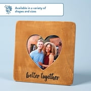 Hello Hobby Value Wood Heart Frame, 7.5 x 7.5