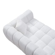 FFZ 102.7 inch Oversized Marshmallow Cloud Sofa, White