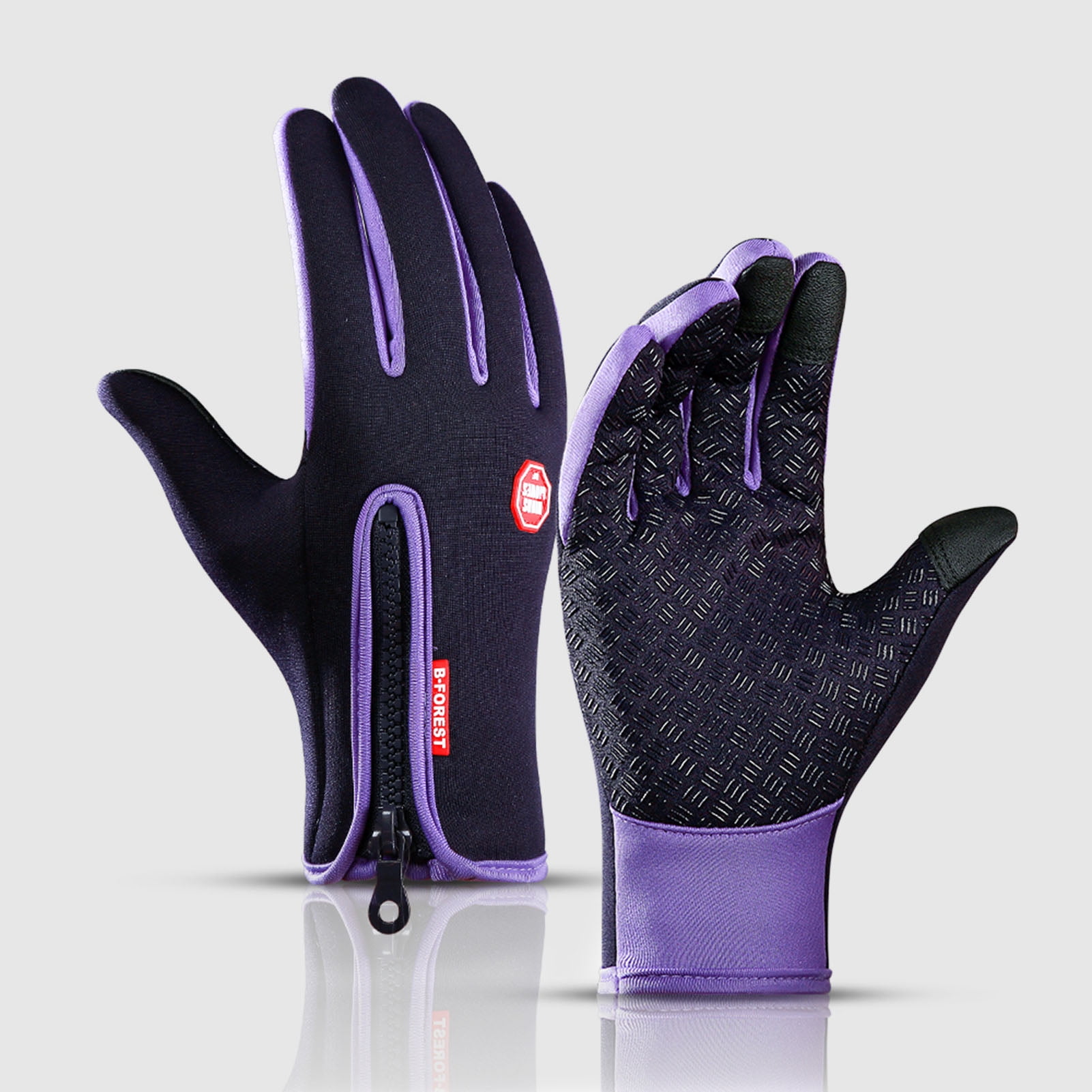Labymos Gants de Cyclisme Écran Tactile Imperméables en Polaire