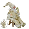 thumbnail image 4 of Santa Claus Doll Dwarf Snowman Traditional Collectible Sitting Show Moving Gifts Christmas Tree Ornament Decorations for Outdoor Indoor, 4 of 8