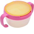 thumbnail image 1 of Taza de refrigerio con doble asa para niños, contenedor de refrigerios con tapa para refrigerios para niños pequeños y bebés, caja de dulces de galletas portátil (ROJO), 1 of 5