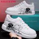 thumbnail image 4 of Stitch-Zapatillas de deporte para hombre y mujer, zapatos informales con plataforma para kateboarding, zapatos planos con grafiti 3D, a la moda, 4 of 5