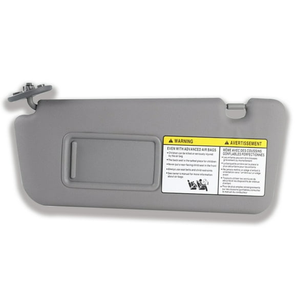 Sun Visor Replacement Fit For Toyota RAV4 2004 2005, OE: 74310-42451-A1, Driver Left & Passenger Right Side, Sun Visor With Mirror-grey-left