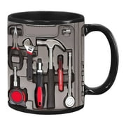 Weloille Tool Box Shaped Ceramic Mug 1 Piece, 12 oz Heat Resistant Coffee Mug, Smooth Glaze Microwave Safe Drinking Cup, Innovative Funny Mug for Office Home Daily Use Gift for Men Women
