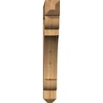 thumbnail image 2 of Ekena Millwork 6"W x 40"D x 44"H Olympic Craftsman Rough Sawn Bracket, Western Red Cedar, 2 of 4