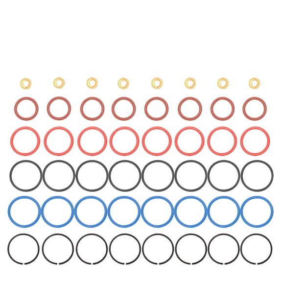 8 Kit Diesel Fuel Injector O-Ring Seals Fit for 1994-2003 Ford Powerstroke 7.3L