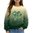 thumbnail image 2 of New Style Girls Sweatshirts Loose Long Sleeve Tops Round Neck Print Skin-Friendly Blouses for Girls Sweatshirts Pullovers&nbsp;Kids, 2 of 5