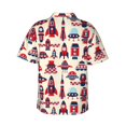 thumbnail image 3 of Bixox Men's Hawaiian Shirts Men's Rocket Pattern Print Short-Sleeve Shirt-XX-Large, 3 of 8