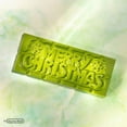 thumbnail image 4 of Chocolate World CW12025 Polycarbonate Candy Mold with 4 Merry Christmas Tablet Cavities, Each 50mm x 118mm x 8mm High, 4 of 4