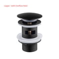 thumbnail image 4 of Toystoory RecabLeght Pop-Up BASIN SINK Filter Drain Device Hair Catcher Sink Colador BAÑO COCINA ACCESSORI Bath Waste Stopper Suministros de limpieza para el hogar desbordamiento de cobre Toystoory HA006532-03, 4 of 6