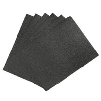 EVA Foam Sheets Glitter Black 10.8 Inch x 8.5 Inch 2mm Thick Crafts Foam 20Pcs
