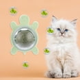 thumbnail image 4 of Juguetes Pet Tortuga Catnip Rotatable Cat Wall Stick-on Ball Suministros Verde, 4 of 4